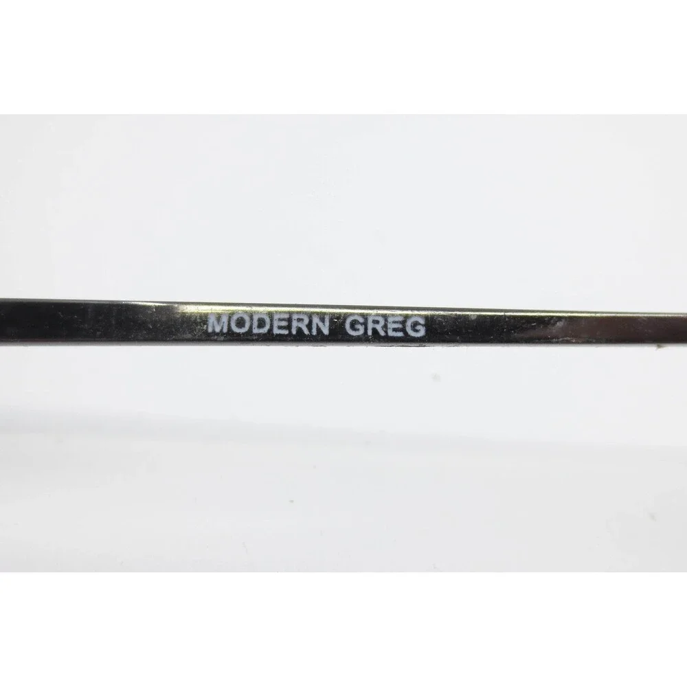 Modern Greg Eyeglasses Gunmetal Semi Rimless Metal Frames 54-16-145 36712